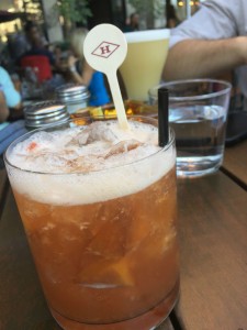 Hamilton peach cocktail