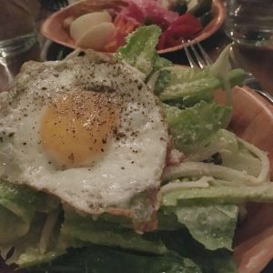 Caesar with egg
